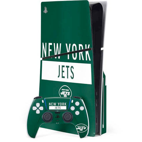 NFL New York Jets Green Performance Series PlayStation PS5 Skins