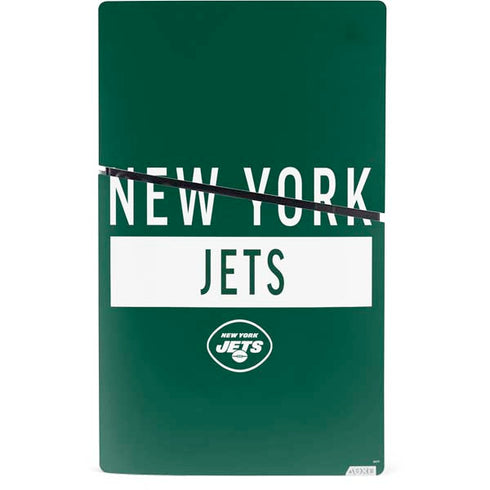 NFL New York Jets Green Performance Series PS5 Slim Digital Edition Console Skin