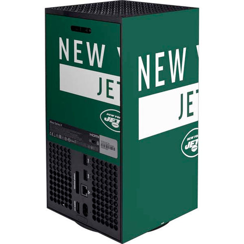 NFL New York Jets Green Performance Series XBox Series X Digital Edition Bundle Skin