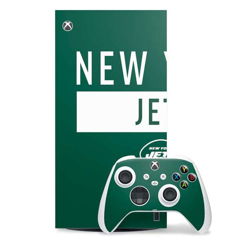 NFL New York Jets Green Performance Series Xbox Series X Skins