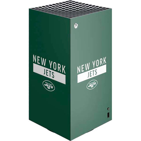 NFL New York Jets Green Performance Series XBox Series X Digital Edition Console Skin