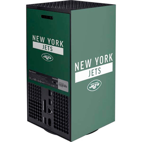 NFL New York Jets Green Performance Series XBox Series X Digital Edition Console Skin