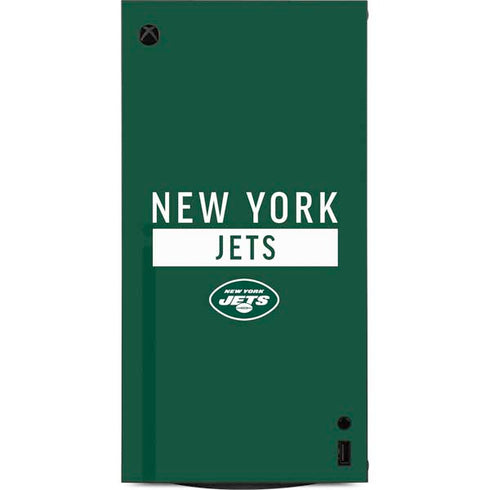 NFL New York Jets Green Performance Series XBox Series X Digital Edition Console Skin