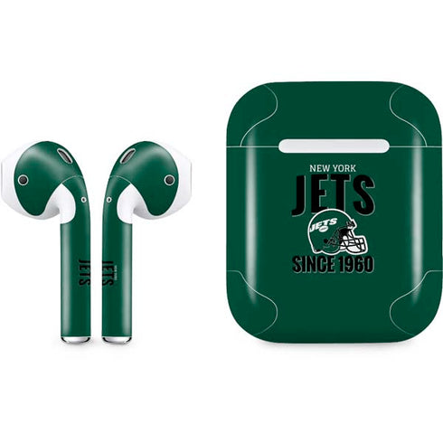 NFL New York Jets Helmet Apple AirPods Skin