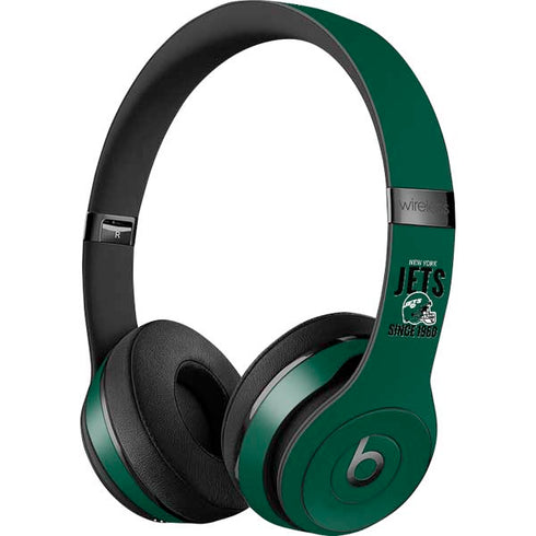 NFL New York Jets Helmet Beats Solo 3 Wireless Skin