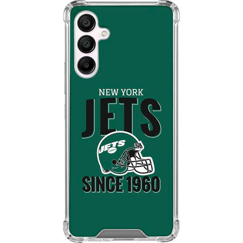 NFL New York Jets Helmet Galaxy A16 5G Clear Case