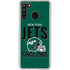 NFL New York Jets Helmet Galaxy A21 Clear Case