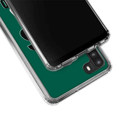 NFL New York Jets Helmet Galaxy A21 Clear Case
