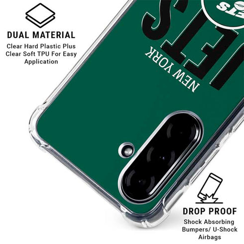 NFL New York Jets Helmet Galaxy A36 5G Clear Case