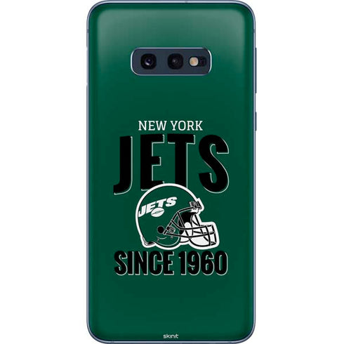 NFL New York Jets Helmet Galaxy S10e Skin