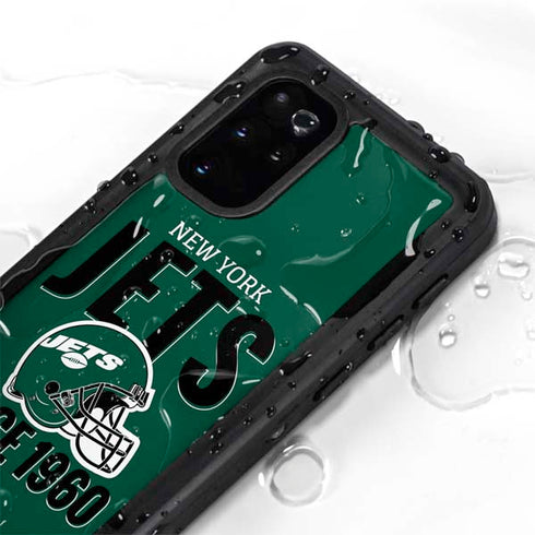 NFL New York Jets Helmet Galaxy S20 Plus Waterproof Case