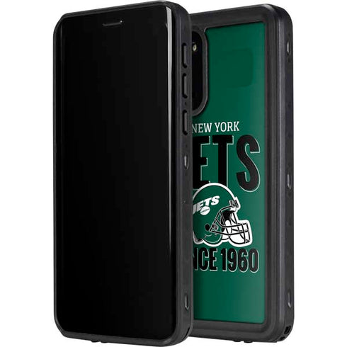 NFL New York Jets Helmet Galaxy S20 Waterproof Case