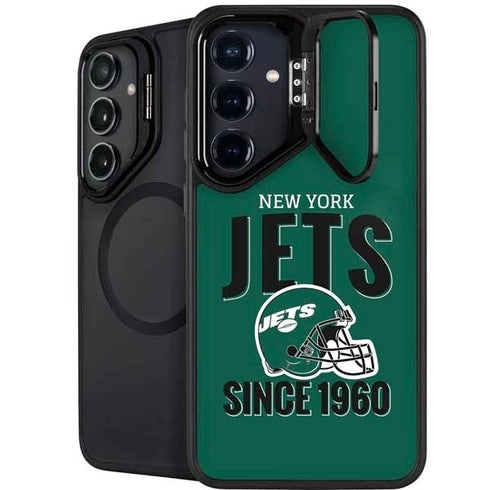 NFL New York Jets Helmet Galaxy S24 FE Kickstand Case