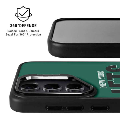 NFL New York Jets Helmet Galaxy S25 Kickstand Case