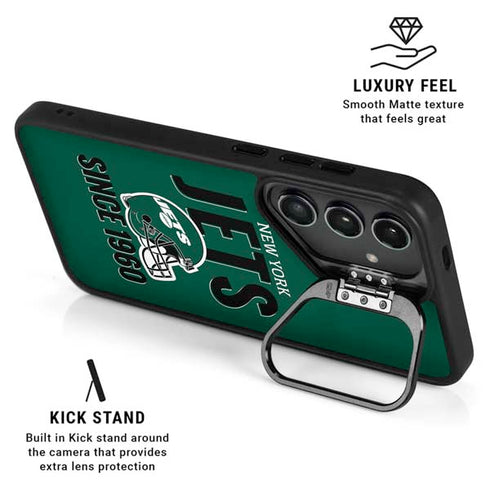 NFL New York Jets Helmet Galaxy S25 Plus Kickstand Case