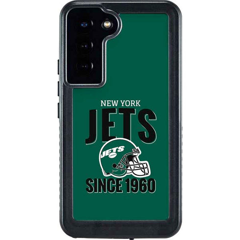 NFL New York Jets Helmet Galaxy S24 Plus Waterproof Case