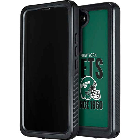 NFL New York Jets Helmet Galaxy S24 Plus Waterproof Case