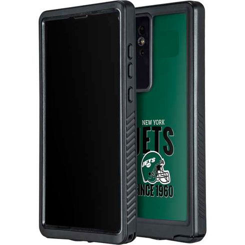 NFL New York Jets Helmet Galaxy S24 Ultra Waterproof Case