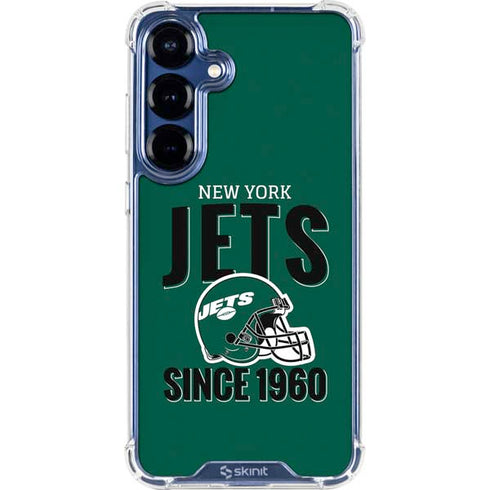 NFL New York Jets Helmet Galaxy S25 Clear Case