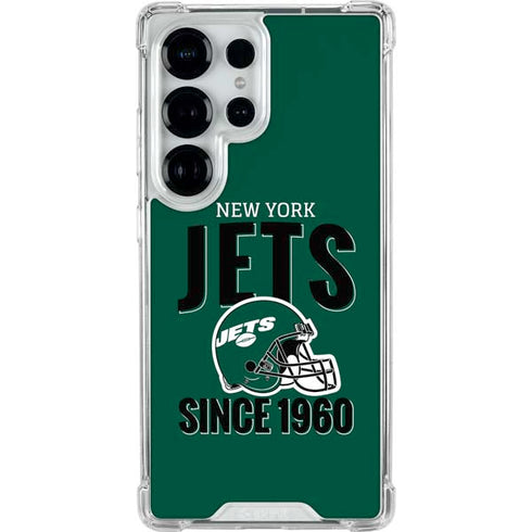 NFL New York Jets Helmet Galaxy S25 Ultra Clear Case
