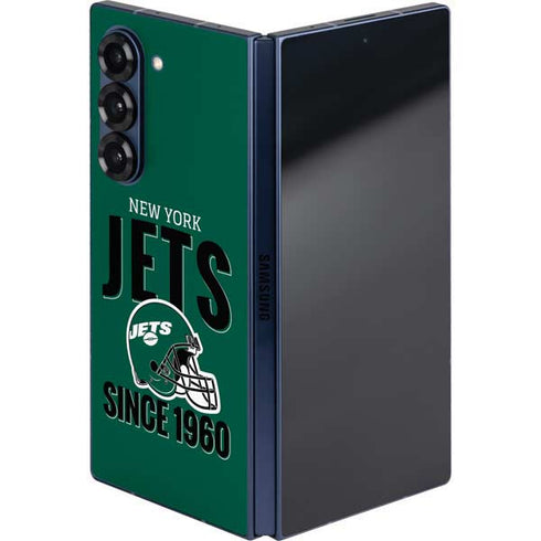 NFL New York Jets Helmet Galaxy Z Fold6 Skin