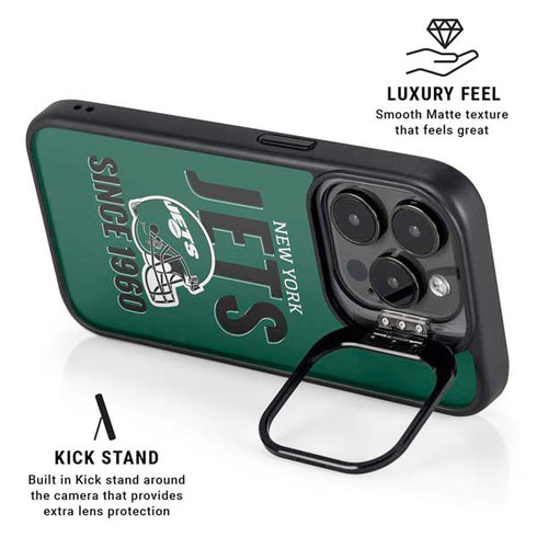 NFL New York Jets Helmet iPhone 14 Pro Max Kickstand Case
