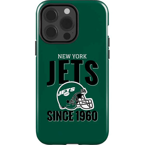 NFL New York Jets Helmet iPhone 15 Pro Impact Case