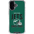NFL New York Jets Helmet iPhone 16 Plus Clear Case