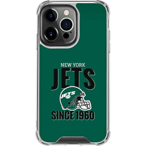 NFL New York Jets Helmet iPhone 16 Pro Clear Case