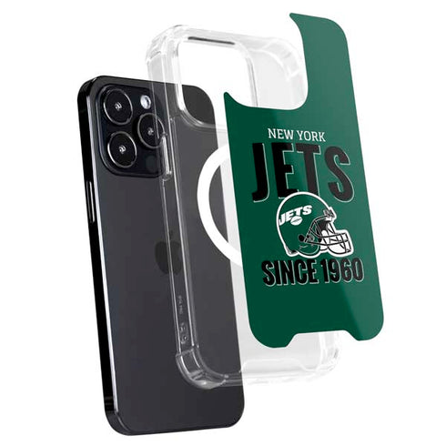 NFL New York Jets Helmet iPhone 16 Pro Max MagSafe Case
