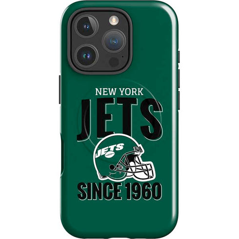 NFL New York Jets Helmet iPhone 16 Pro Max Magsafe Impact Case