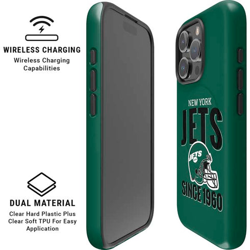 NFL New York Jets Helmet iPhone 16 Pro Max Magsafe Impact Case