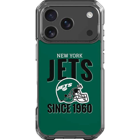 NFL New York Jets Helmet iPhone 18 Pro Clear Case