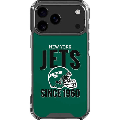 NFL New York Jets Helmet iPhone 18 Pro Max Clear Case