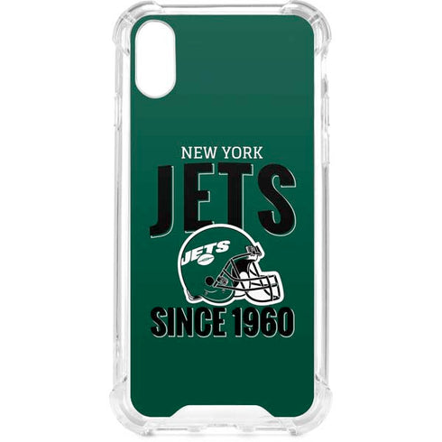 NFL New York Jets Helmet iPhone XS Clear Case