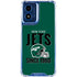 NFL New York Jets Helmet Moto G Play 4G (2024) Clear Case