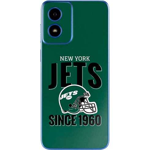 NFL New York Jets Helmet Moto G Play 4G (2024) Skin