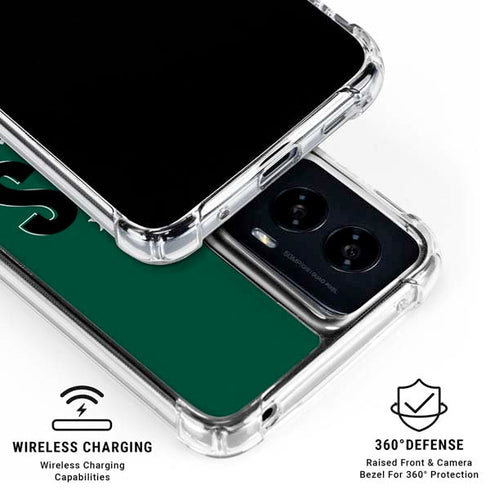 NFL New York Jets Helmet Moto G Power 5G (2024) Clear Case