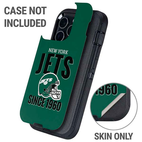 NFL New York Jets Helmet Otterbox Defender iPhone Skin