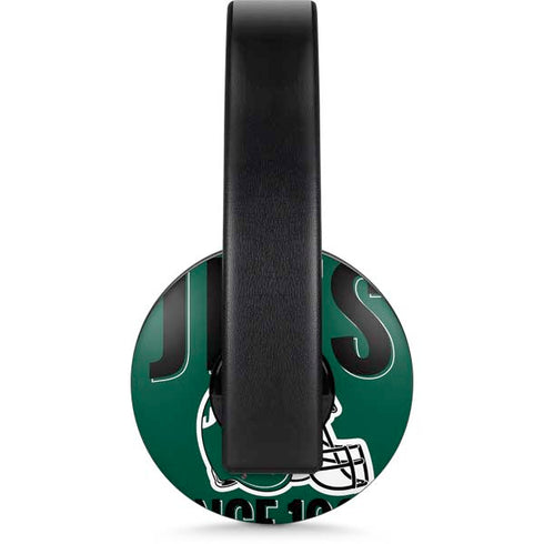 NFL New York Jets Helmet PlayStation 4 Gold Wireless Headset Skin