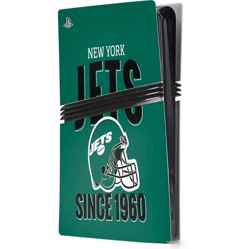 NFL New York Jets Helmet PS5 Pro Console Skin