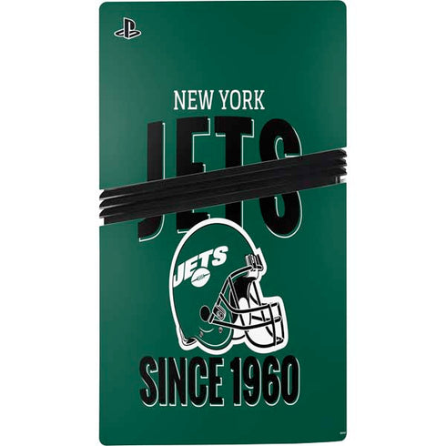 NFL New York Jets Helmet PS5 Pro Console Skin