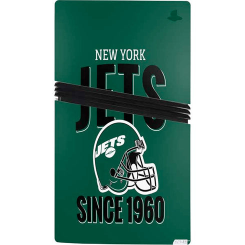 NFL New York Jets Helmet PS5 Pro Console Skin