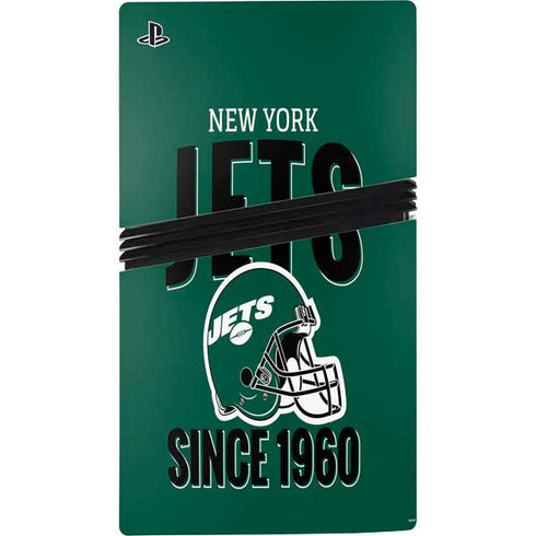 NFL New York Jets Helmet PS5 Pro Disk Console Skin
