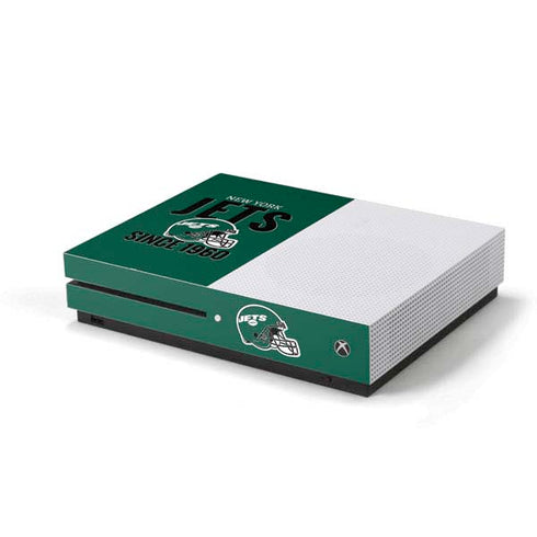 NFL New York Jets Helmet Xbox One S Console Skin