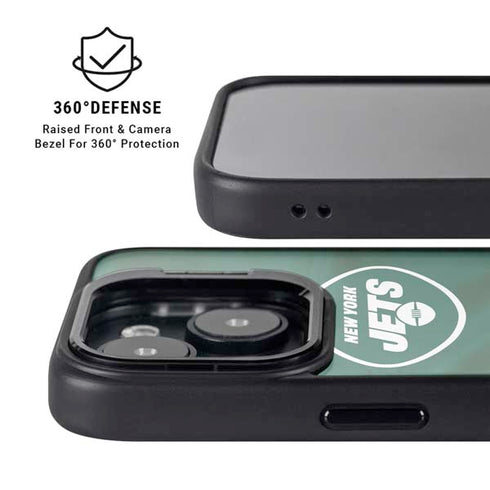 NFL New York Jets iPhone 15 Plus Kickstand Case