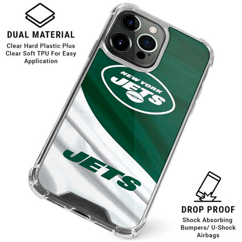 NFL New York Jets iPhone 16 Pro Max Clear Case