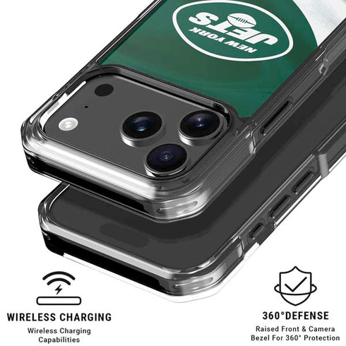 NFL New York Jets iPhone 18 Pro Clear Case