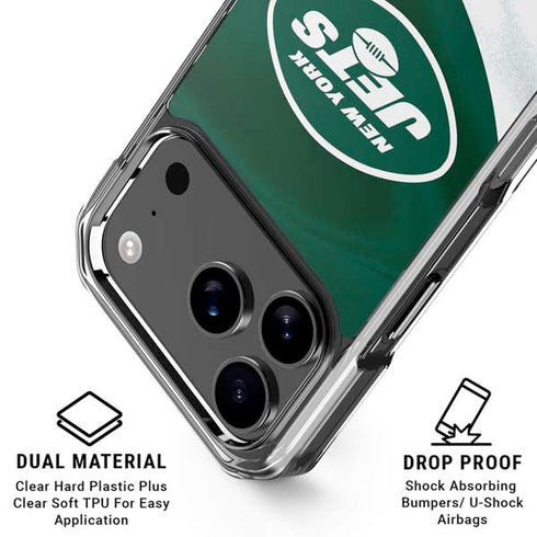 NFL New York Jets iPhone 18 Pro Clear Case