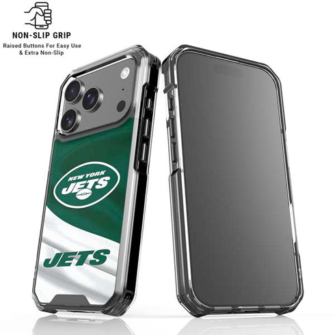 NFL New York Jets iPhone 18 Pro Clear Case
